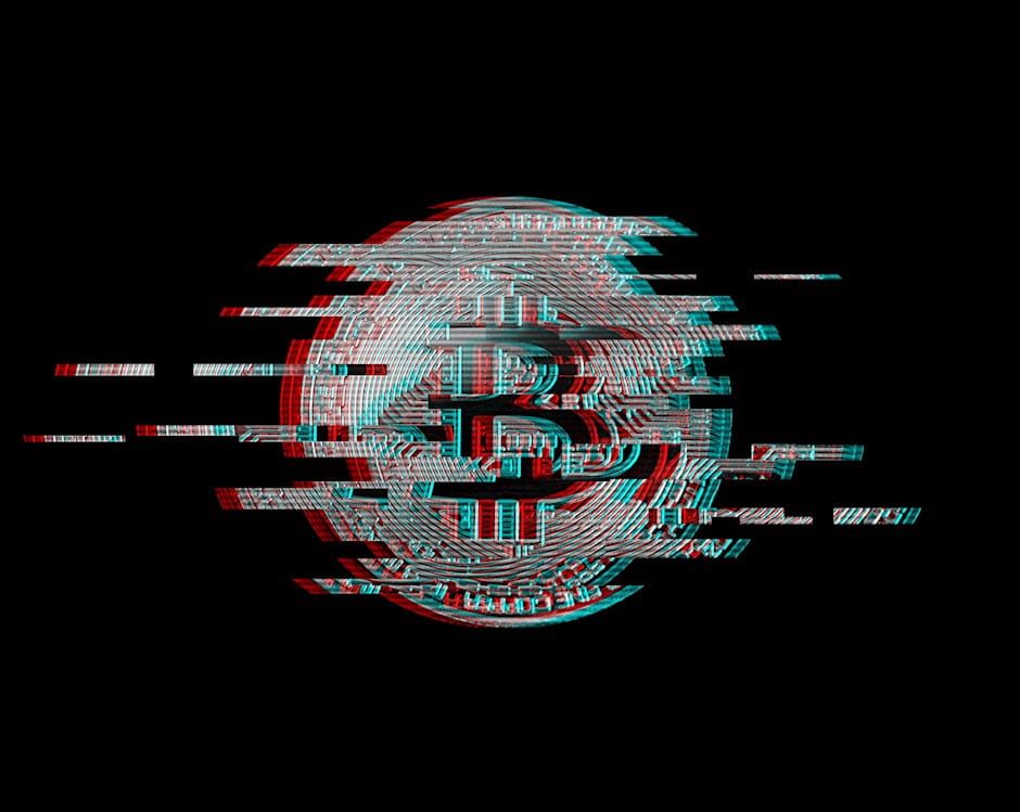Bitcoin with digital glitches